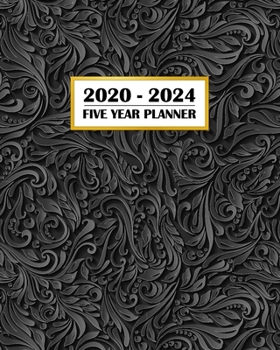 2020-2024 Five Year Planner: Gothic Steampunk Vintage Vines | Elegant Black Goth Girl | 60 Month Calendar and Log Book | Business Team Time Management ... 5 Year - 2020 2021 2022 2023 2024 Calendar)