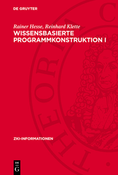 Hardcover Wissensbasierte Programmkonstruktion I [German] Book