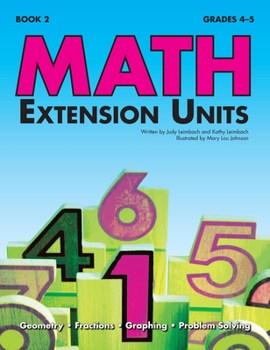 Paperback Math Extension Units: Book 2, Grades 4-5 Book