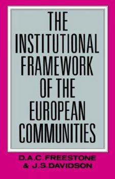 Paperback The Institutional Framework of the European Communities Book