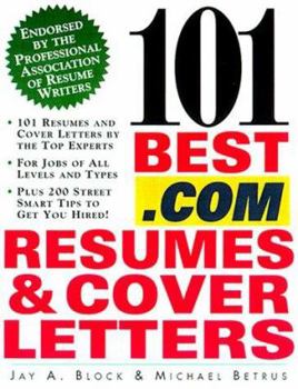 Paperback 101 Best.com Resumes and Cover Letters Book