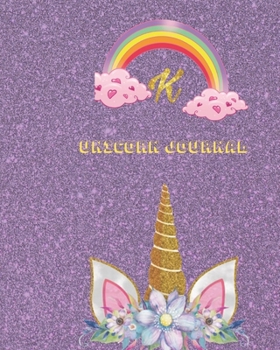 Unicorn Journal K: Activity book for the writing and drawing for boys with your favorite character
