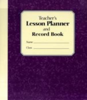 Spiral-bound Teacher's Lesson Planner and Record Book