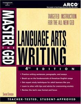 Paperback Master the GED Lang, Arts, Writing 4/E Book