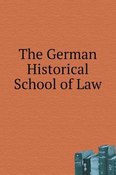 Hardcover The German historical school of law [Russian] Book