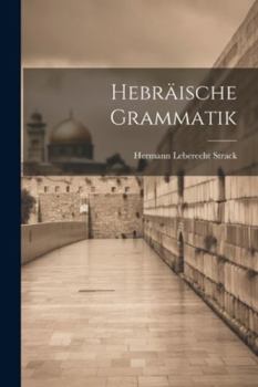 Paperback Hebräische Grammatik [German] Book