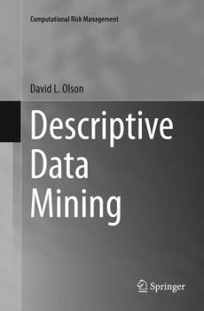 Paperback Descriptive Data Mining Book