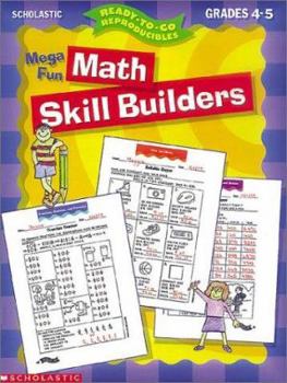 Paperback Mega Fun-Math Skill Builders: Grades 4-5 Book