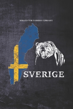 Paperback Wikstroem - Notes: Schweden Land Flagge B?r Sverige - Notizbuch 15,24 x 22,86 unliniert [German] Book