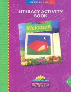 Paperback HM Welcome Literacy Activity Book: Level 1.1 Book