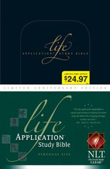 Hardcover Life Application Study Bible-NLT-Personal Size Limited Anniversary Book