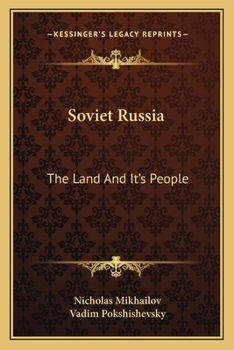 Paperback Soviet Russia: The Land And It's People Book