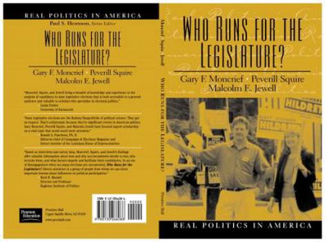 Paperback Who Runs for the Legislature? Book