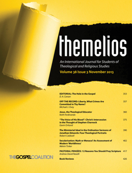 Paperback Themelios, Volume 38, Issue 3 Book