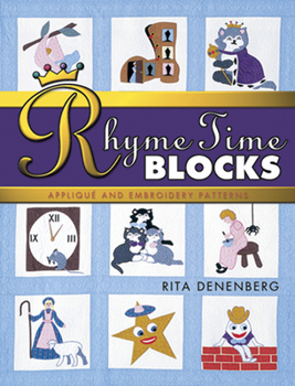 Paperback Rhyme-Time Blocks Applique and Embroidery Patterns Book