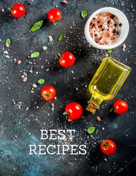 Paperback BEST Recipes: Notebook for saving recipes, kitchen notebook Book