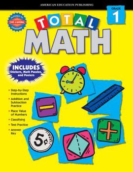 Paperback Total Math Grade 1 Book