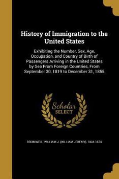 History of Immigration to the United States