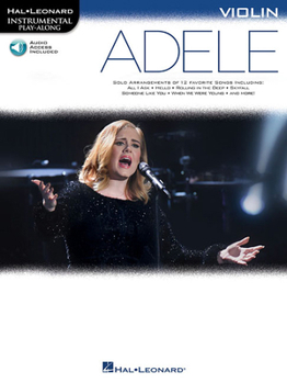 Misc. Adele - Violin Play-Along Book/Online Audio Book