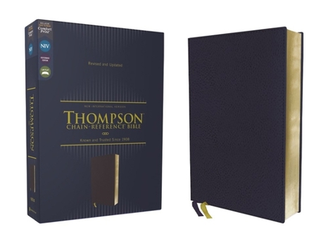 Imitation Leather Niv, Thompson Chain-Reference Bible, Leathersoft, Navy, Red Letter, Comfort Print Book