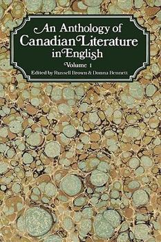 Paperback An Anthology of Canadian Literature in English: Volume I Book