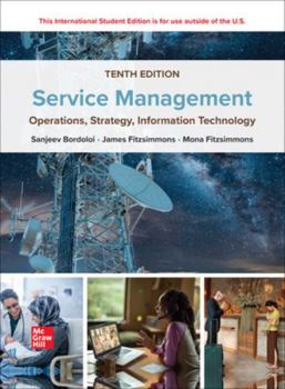 Paperback ISE Service Management: Operations, Strategy, Information Technology Book