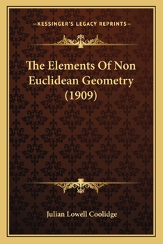 The Elements of Non-Euclidean Geometry