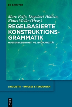 Hardcover Regelbasierte Konstruktionsgrammatik [German] Book
