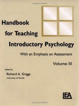 Paperback Handbook for Teaching Introductory Psychology: Volume Ii Book