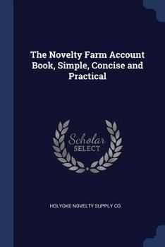 Paperback The Novelty Farm Account Book, Simple, Concise and Practical Book