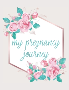 Paperback Pregnancy Planner: Pregnancy Planner & Keepsake Journal - Trimester Milestones, Checklists, and Memory Book Organizer - Pink Floral Geome Book