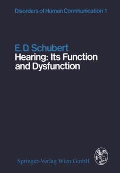 Paperback Hearing: Its Function and Dysfunction Book