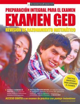 Paperback Examen GED Revisón de Razonamiento Matemático [Spanish] Book
