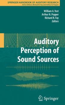 Hardcover Auditory Perception of Sound Sources Book