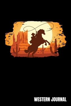 Western Journal: Rodeo Country Show Lover Note-Taking Planner Book, Cowgirl Cowboy Gifts, Birthday Present