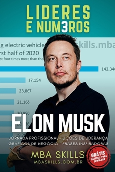 Paperback Elon Musk - Líderes e Números: Jornada profissional, lições de liderança, gráficos de negócio e frases inspiradoras do fundador e CEO da Tesla, Space [Portuguese] Book