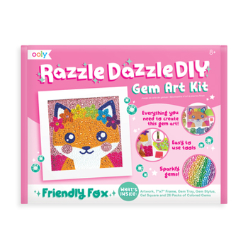 Toy Razzle Dazzle Gem Art Kit - Friendly Fox Book