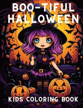 Paperback Boo-tiful Halloween: Kids Coloring Book