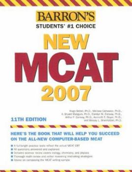 Paperback Barron's New McAt, 2007-2008 Book