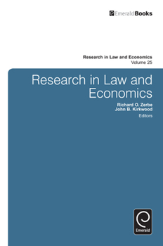 Hardcover Research in Law and Economics, Volume 25 Book