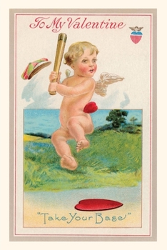 Paperback Vintage Journal Take your Base, Cupid at Bat Book