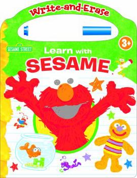 Hardcover Sesame Write and Erase Board Book