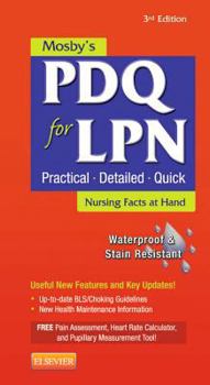 Spiral-bound Mosby's PDQ for LPN Book