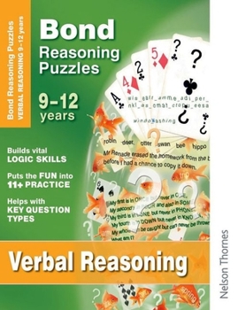 Paperback Bond Reasoning Puzzles Verbal Reasoning 9 -12 Years Book