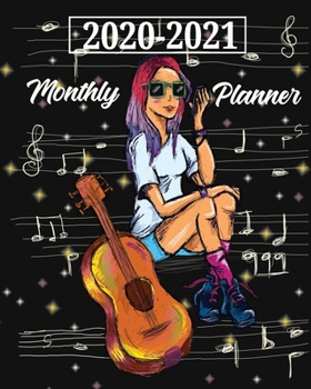 2020-2021 Monthly Planner: 2 Year Calendar Planner | Agenda 2020 - 2021, Organizer & Calendar View with Inspirational Quotes | Two Year Monthly Calendar | Jan 2020 to Dec 2021, 24 Months (Music Cover)