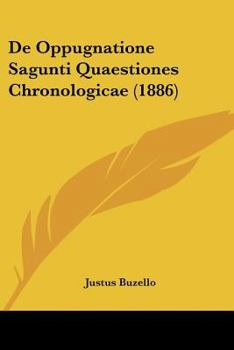 De Oppugnatione Sagunti Quaestiones Chronologicae (1886)