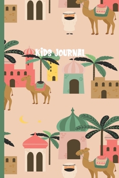 Paperback Kids Journal: Came Theme Cover, School Students Daily Homework Notes Notebook For Young Children, Cute Keepsake Wide Ruled Blank Lin Book