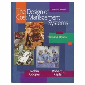 Paperback Design of Cost Management Systems Book