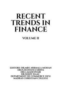 Recent Trends in Finance -Volume-II