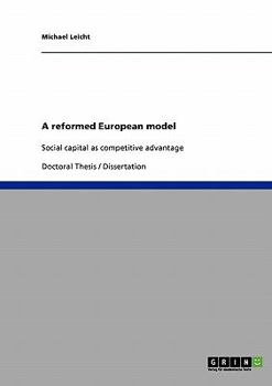 Paperback A reformed European model: Social capital as competitive advantage Book